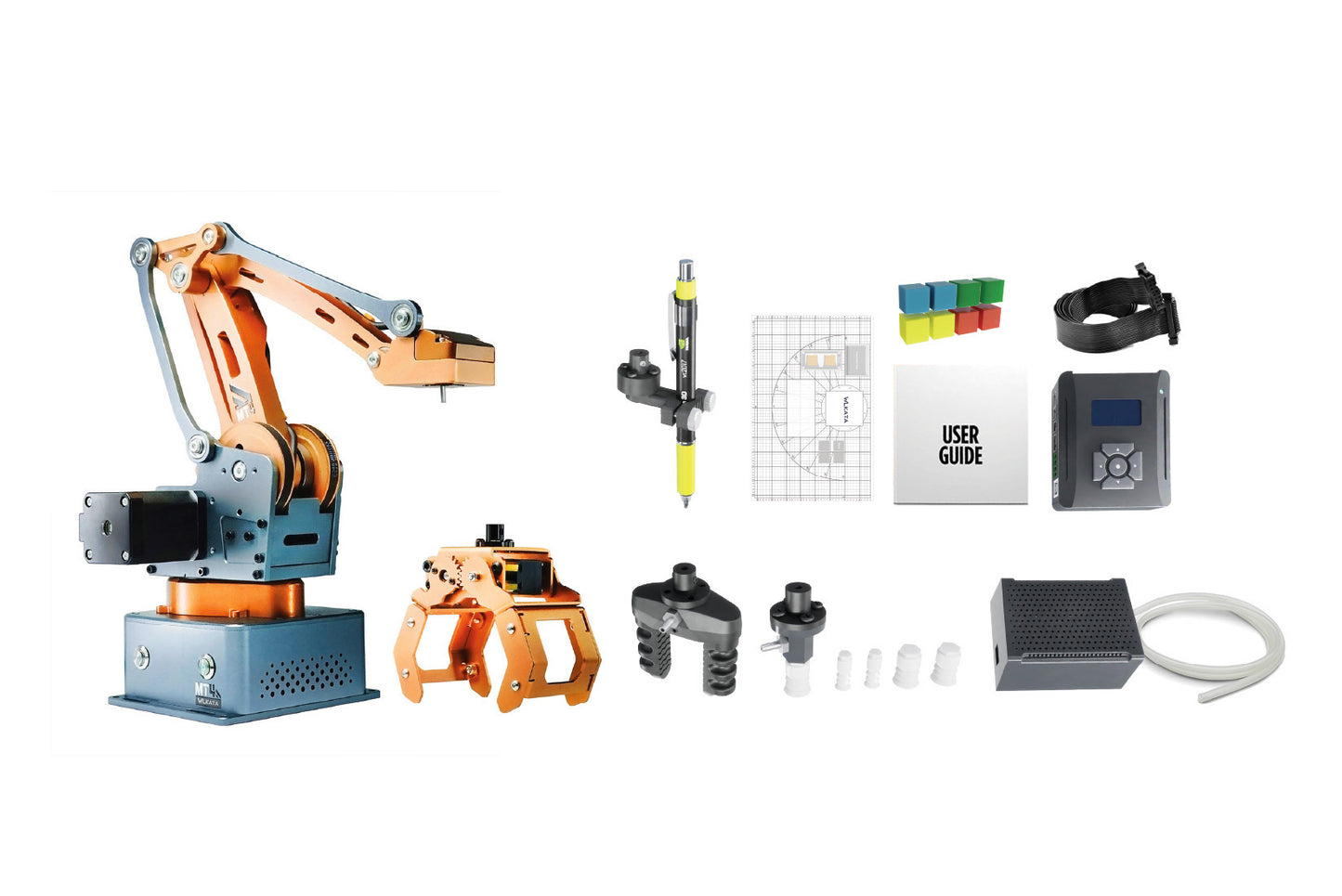 Kit esencial MT4 de WLKATA: brazo robótico de 4 ejes de metal: ingeniería inversa simplificada